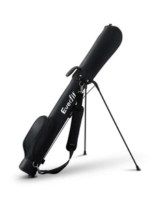 Everfit Golf Stand Bag Lightweight Sunday Pitch And Putt Bag Black