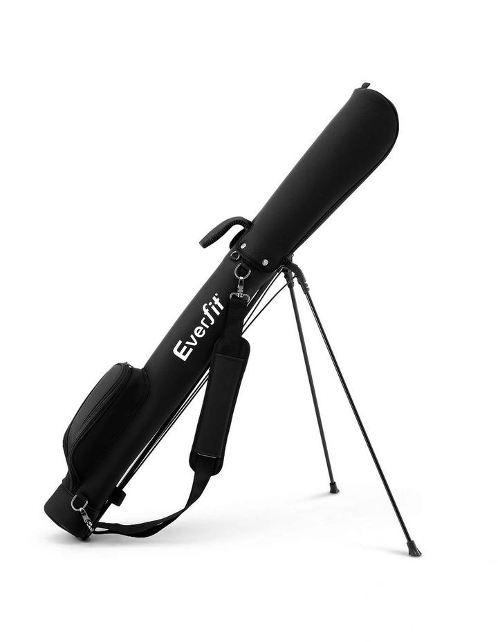 Everfit Golf Stand Bag Lightweight Sunday Pitch And Putt Bag Black image 2