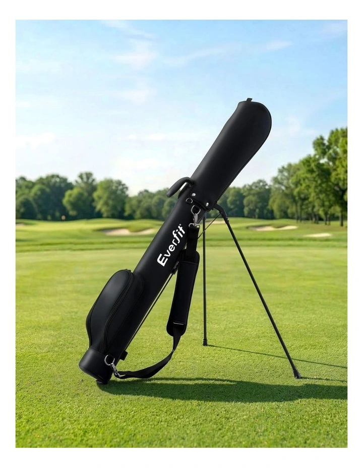 Everfit Golf Stand Bag Lightweight Sunday Pitch And Putt Bag Black image 3