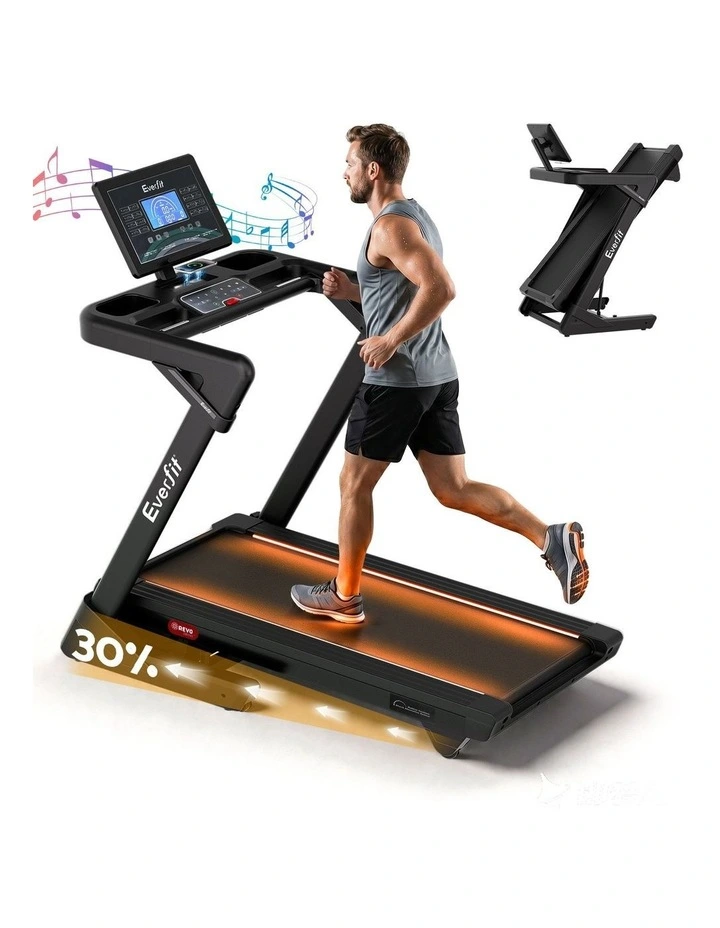 Wide Belt Treadmill 500mm in Black image 1