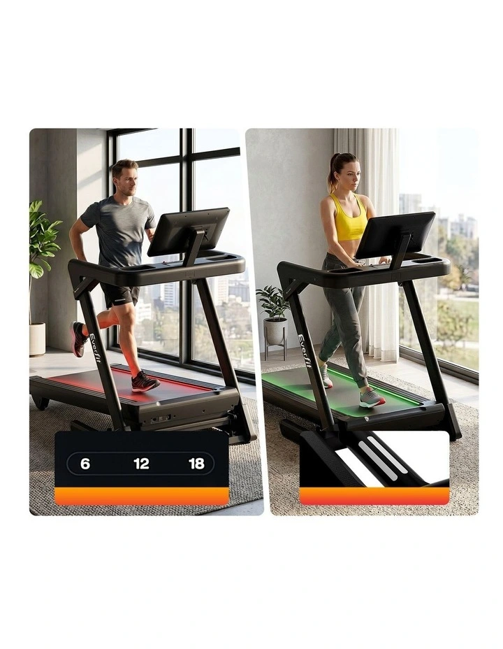 Wide Belt Treadmill 500mm in Black image 6
