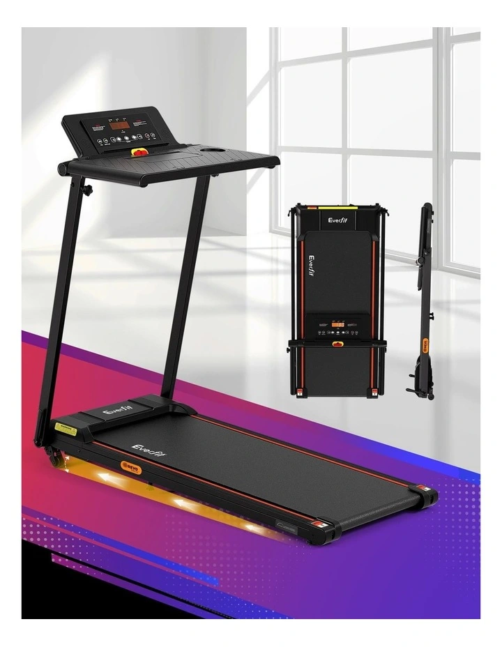 Electric Walking Pad Treadmill in Black image 3