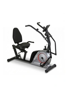 Exercise Bike Recumbent Cycling in Black
