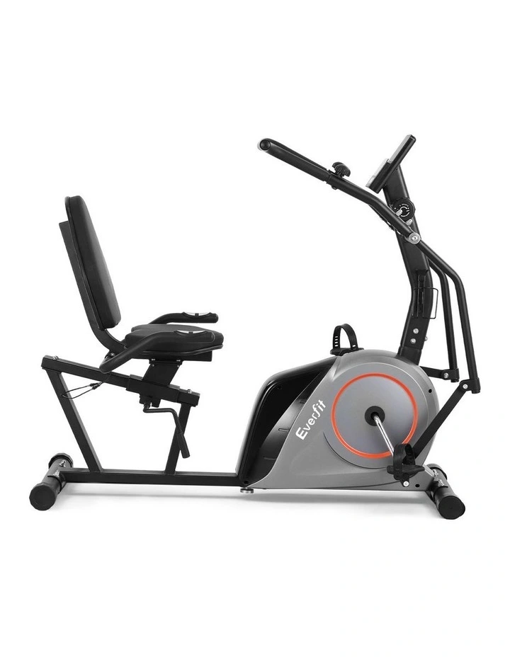 Exercise Bike Recumbent Cycling in Black image 2