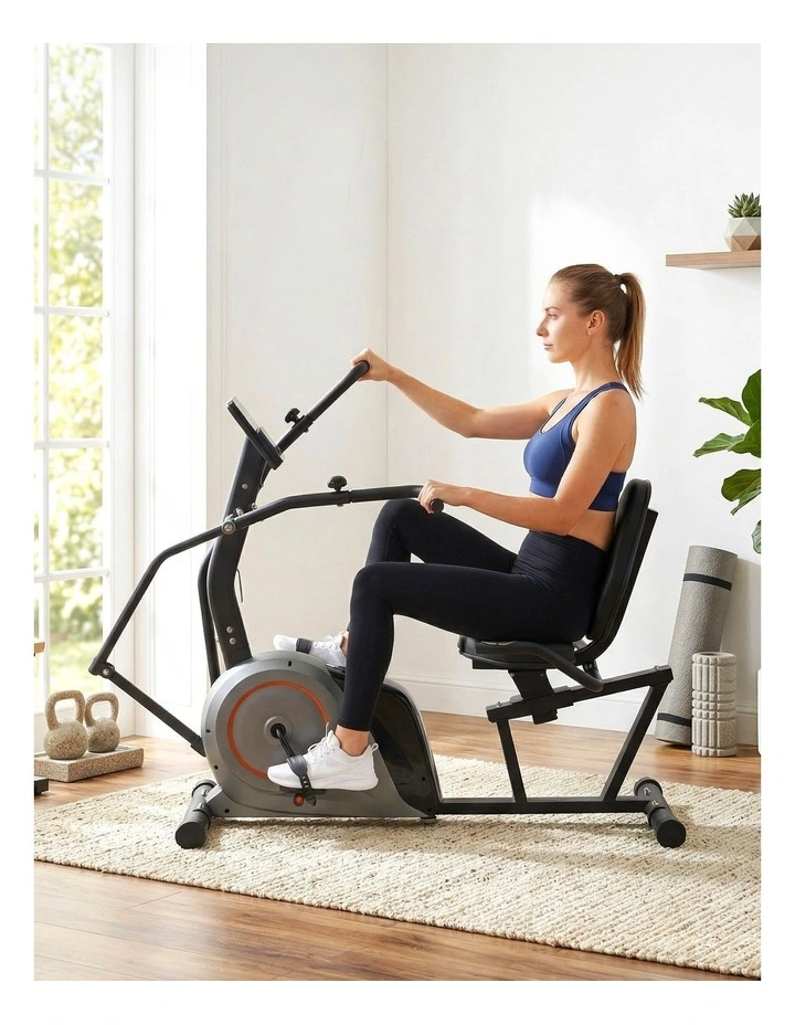Exercise Bike Recumbent Cycling in Black image 6