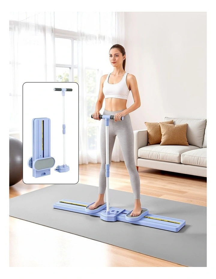 Thigh Hip Exerciser Home Ski Leg Trainer in Purple image 3