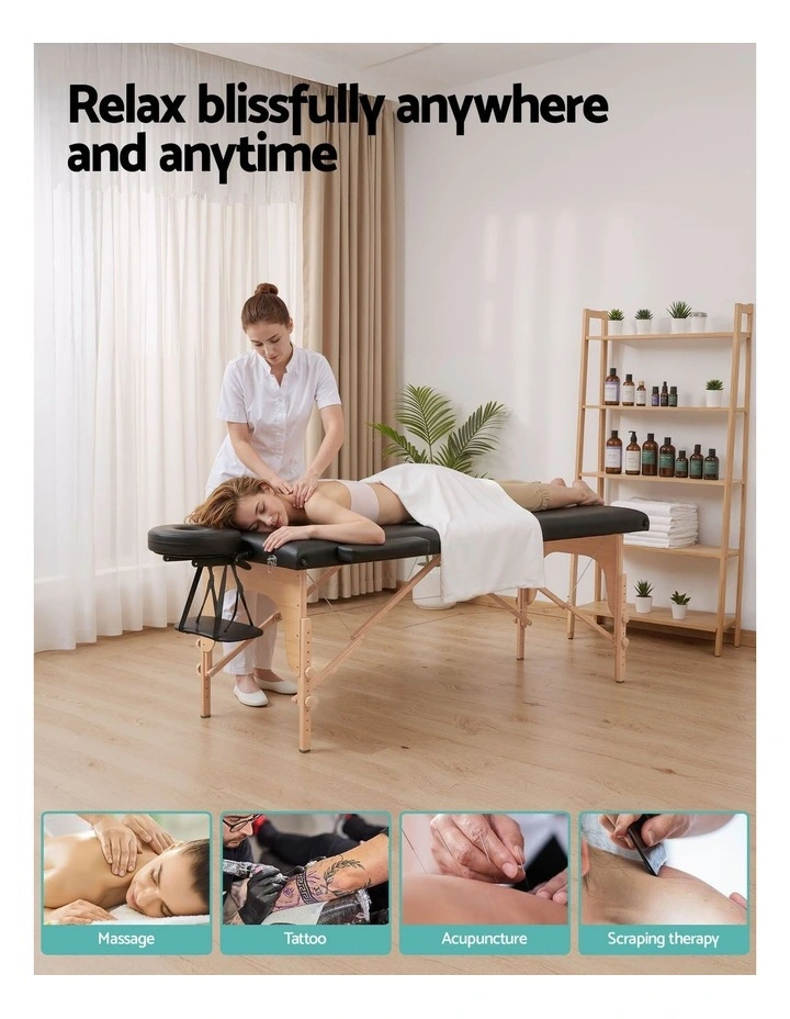 Massage Table 70cm in Black image 5