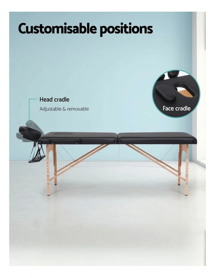 Massage Table 70cm in Black image 7