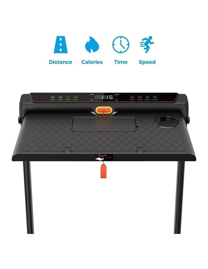 Treadmill 4 IN 1 Walking Pad Removable Desk Height Adjustable Black image 4