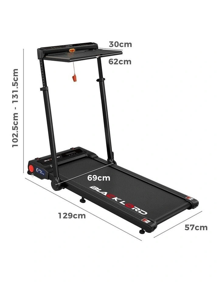 Treadmill 4 IN 1 Walking Pad Removable Desk Height Adjustable Black image 5