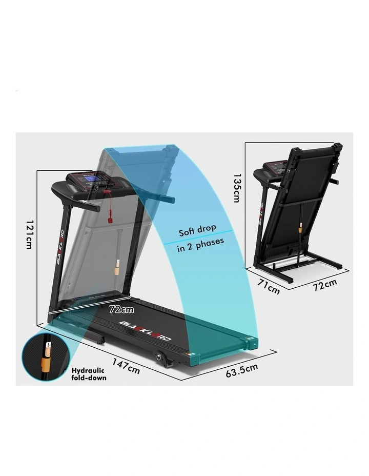 Treadmill Electric Home Gym Fitness Exercise Equipment Incline 450mm image 7