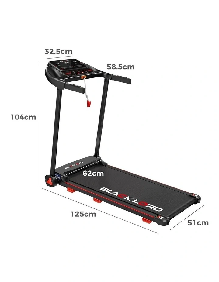 Treadmill Electric Exercise Running Machine Incline Foldable 390mm image 7