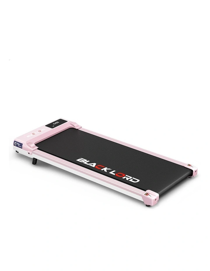 Treadmill Electric Walking Pad Under Desk Home Gym Incline Pink image 1