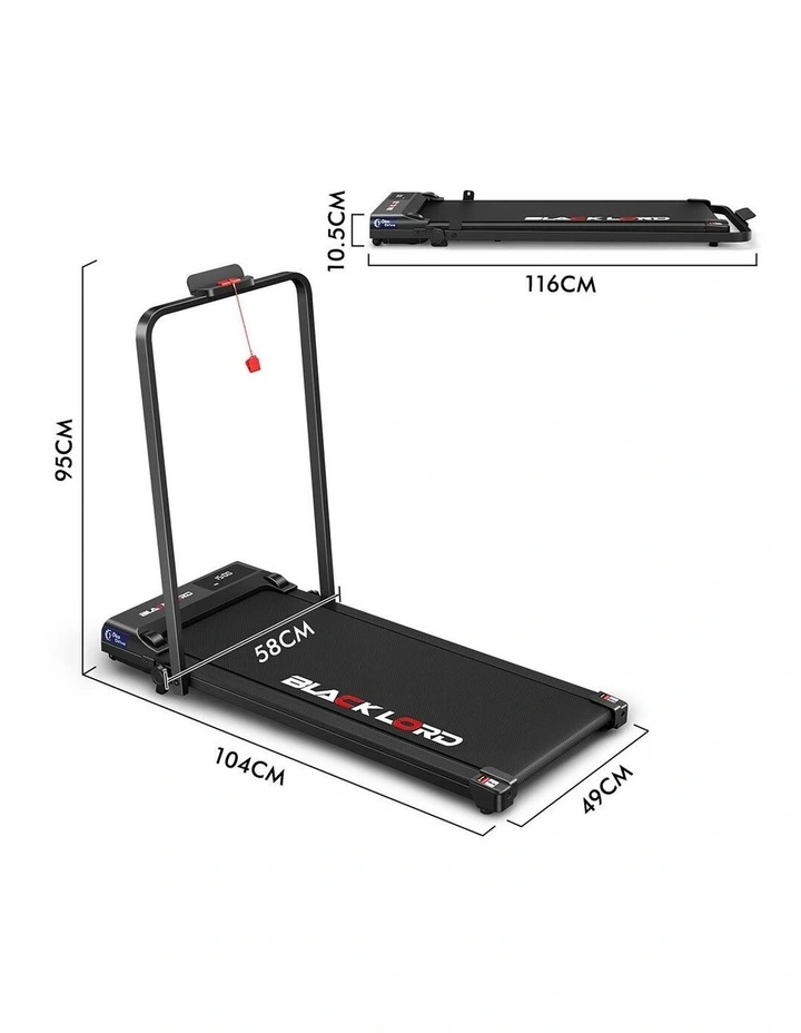 Treadmill Electric Walking Pad Under Desk Home Gym Fitness Incline image 3