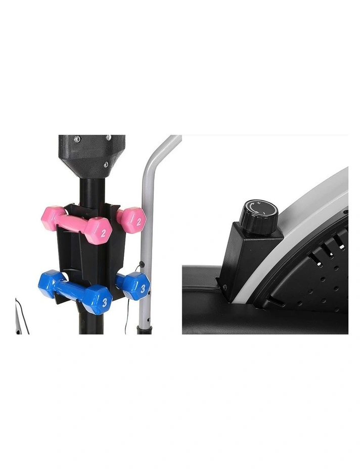 Powertrain 6-in-1 Elliptical Cross Trainer Bike with Weights and Twist Disc image 5