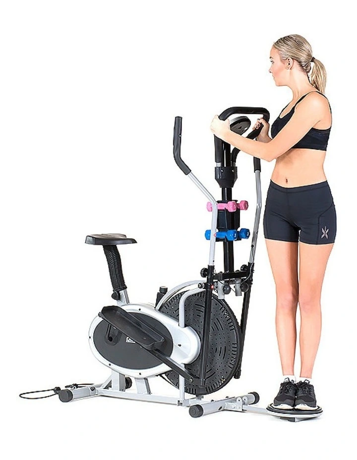 Powertrain 6-in-1 Elliptical Cross Trainer Bike with Weights and Twist Disc image 6