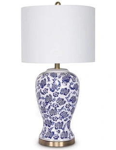 Sarantino Ceramic Floral Base Table Lamp