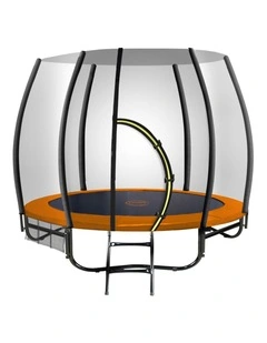 Kahuna 8 ft Springless Trampoline with Basketball Set