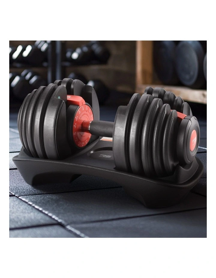 Powertrain 24kg Adjustable Dumbbells 15-in-1 Home Gym Weights  Red image 7