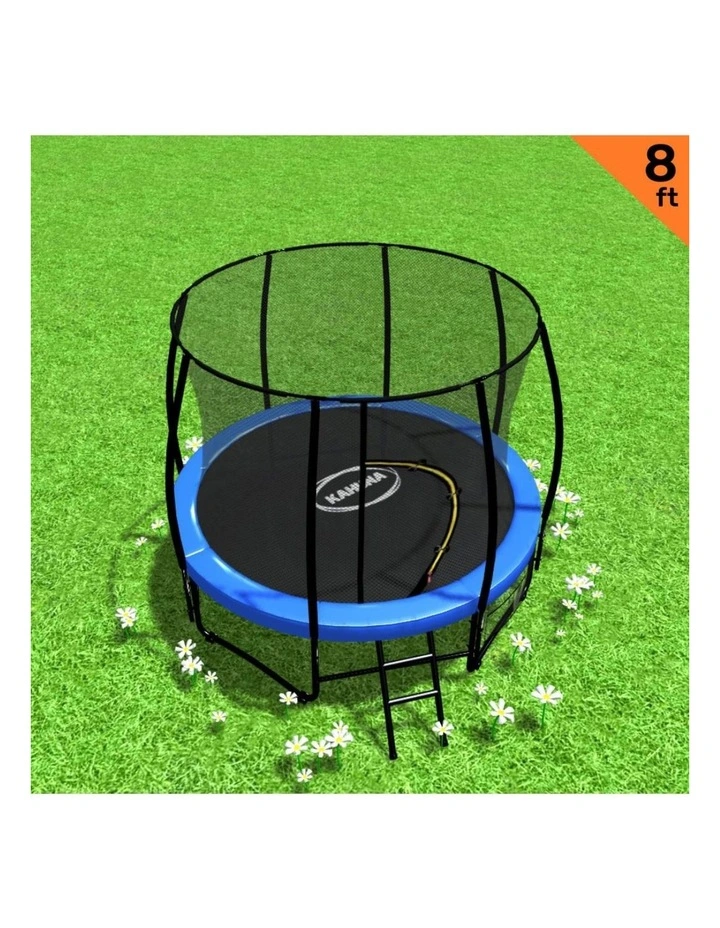Kahuna 8 ft Trampoline Round Outdoor - Blue image 3