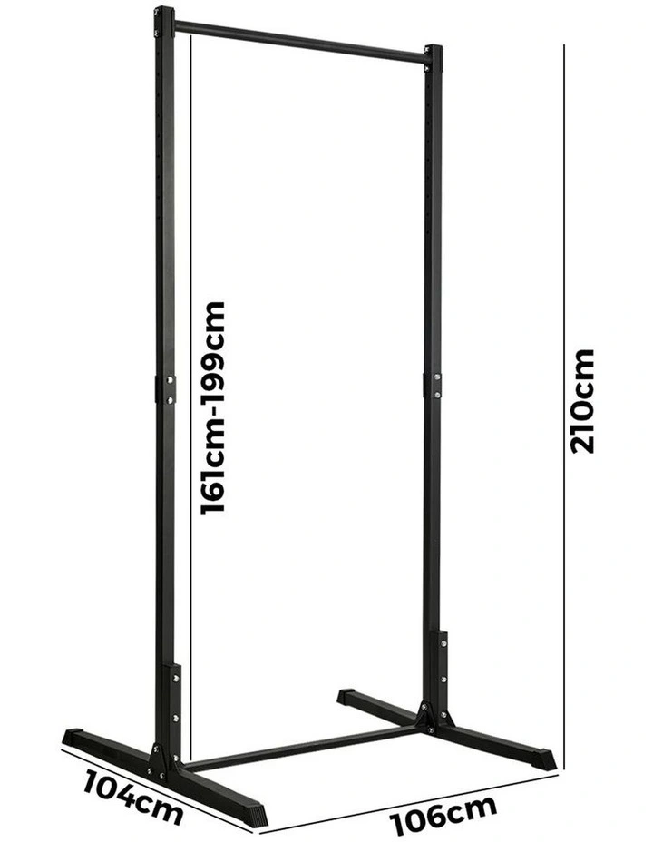 Finex Power Tower Pull Up Bar Station Weight Training Rack Home Gym Fitness image 3