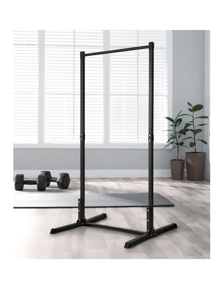 Finex Power Tower Pull Up Bar Station Weight Training Rack Home Gym Fitness image 5