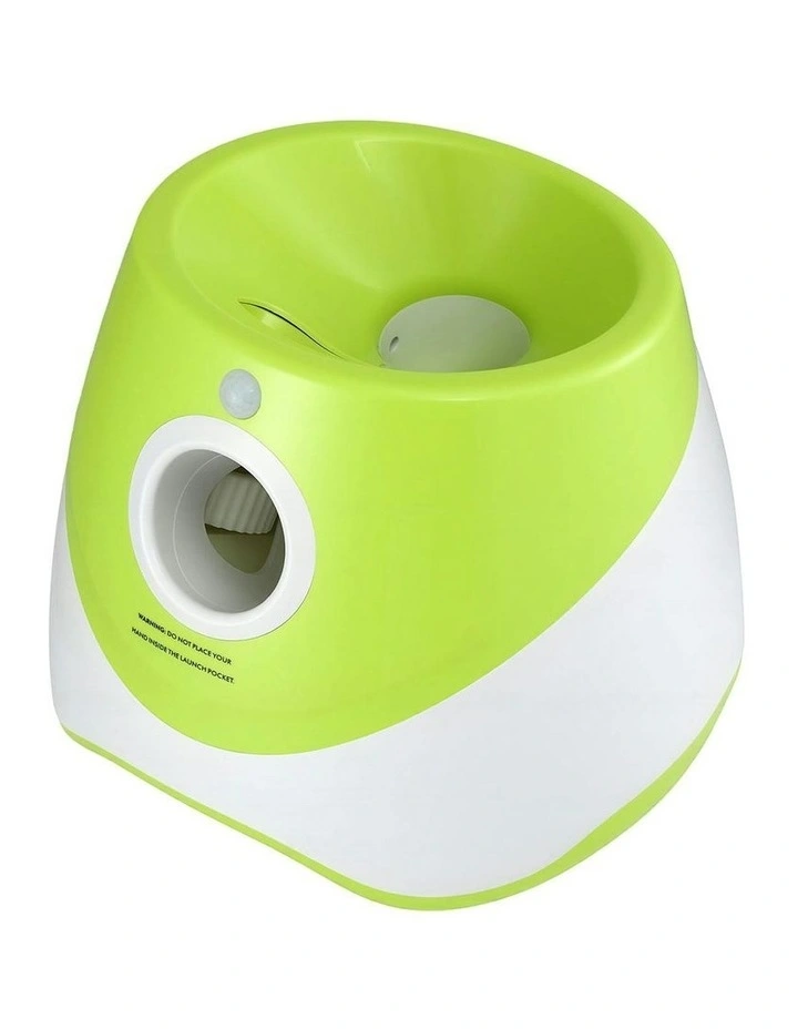Dog Ball Launcher Thrower 3/6/9m in Green/White image 1