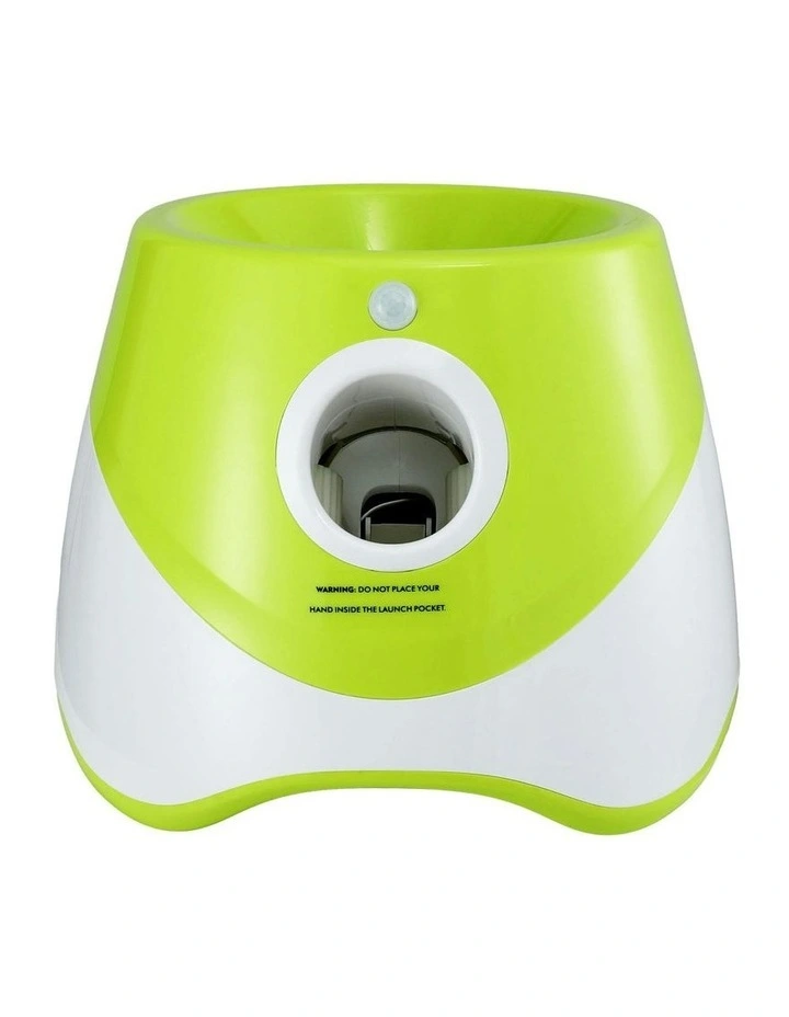 Dog Ball Launcher Thrower 3/6/9m in Green/White image 3
