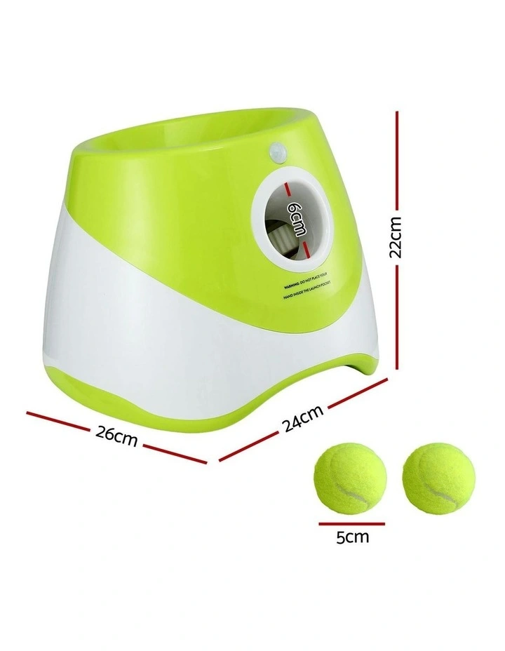 Dog Ball Launcher Thrower 3/6/9m in Green/White image 4