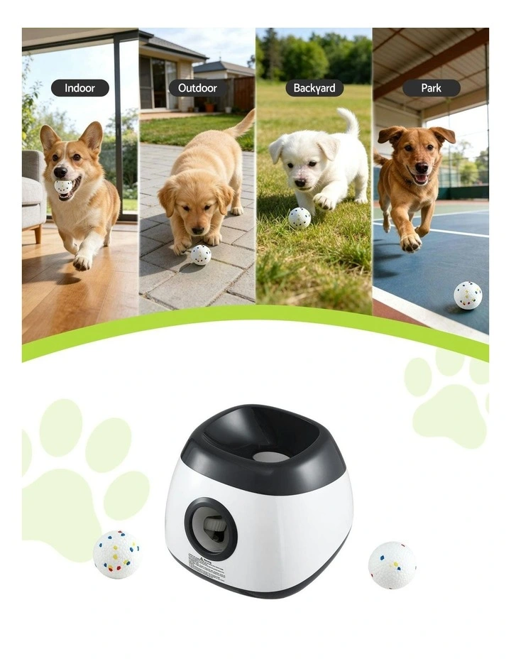 Dog Ball Launcher Thrower in White/Grey image 7