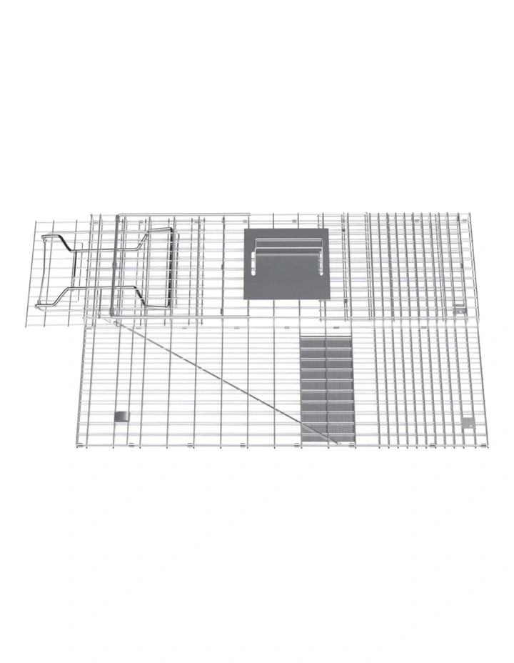 Animal Trap Cage Possum 79x28cm in Silver image 4