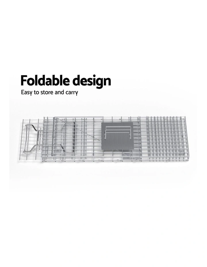Animal Trap Cage Possum 79x28cm in Silver image 7