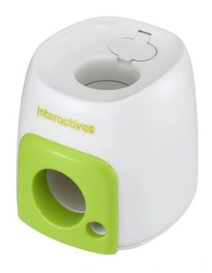 2-in-1 Dog Ball Launcher in Green/White