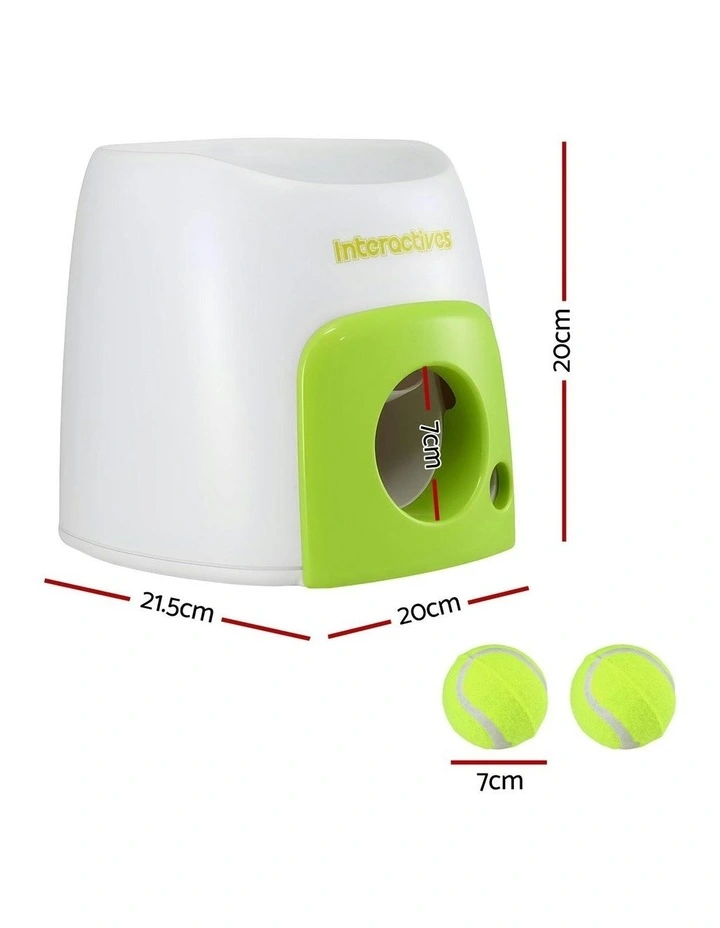 2-in-1 Dog Ball Launcher in Green/White image 4