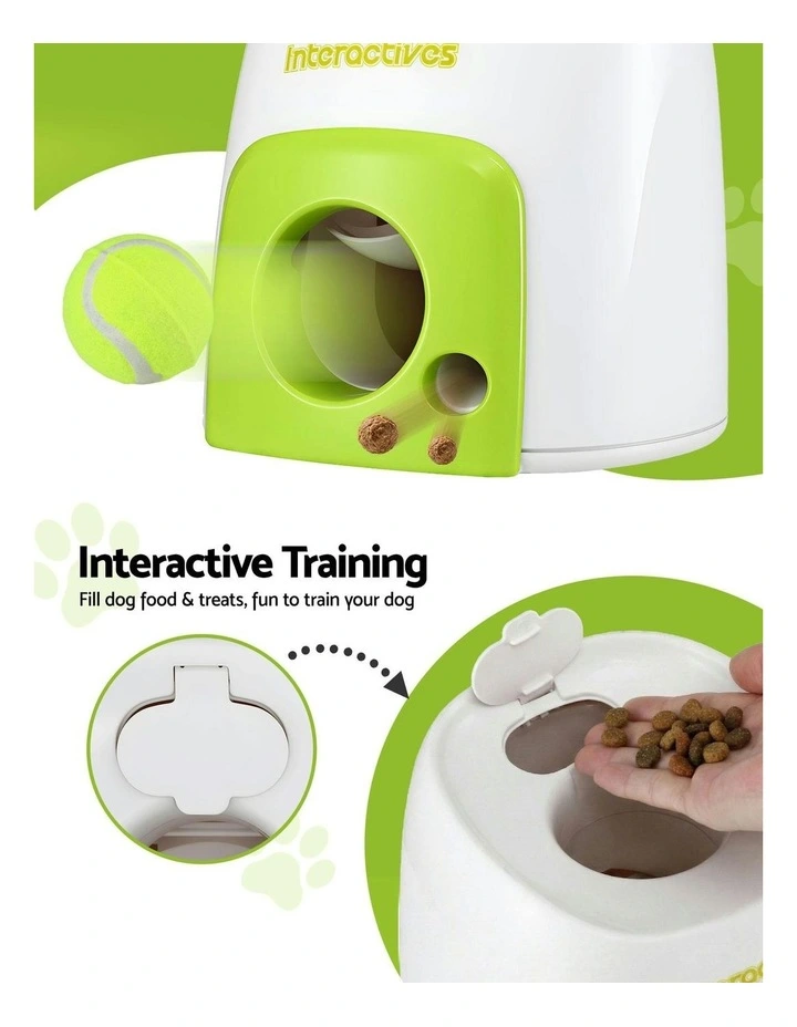 2-in-1 Dog Ball Launcher in Green/White image 5