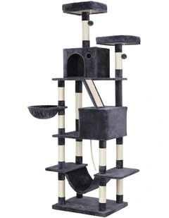 Cat Tree Tower 206cm in Grey
