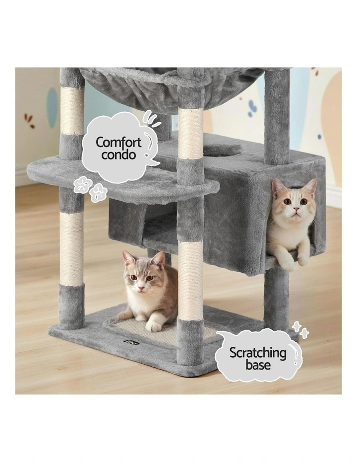 Cat Tree 184cm in Light Grey image 6