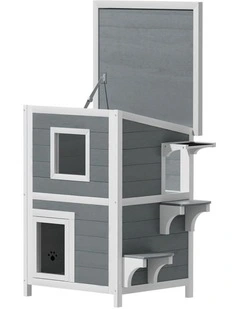 Cat House 56cm x 52cm x 82cm in Multi
