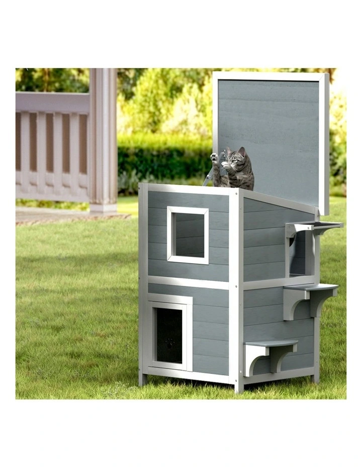 Cat House 56cm x 52cm x 82cm in Multi image 3