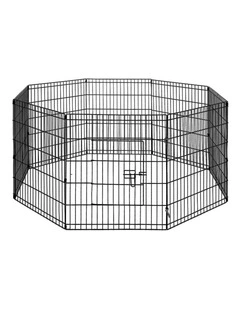 8 Panel Dog Playpen 2x30" in Black