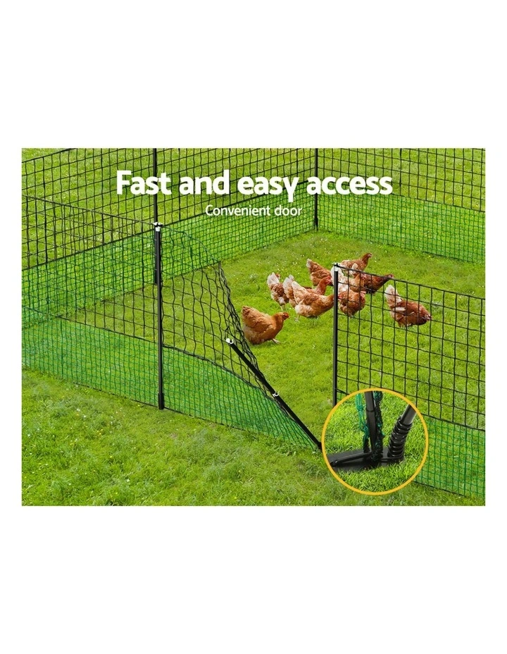 Chicken Fence Electric Poultry Netting 25mx125cm in Black image 6