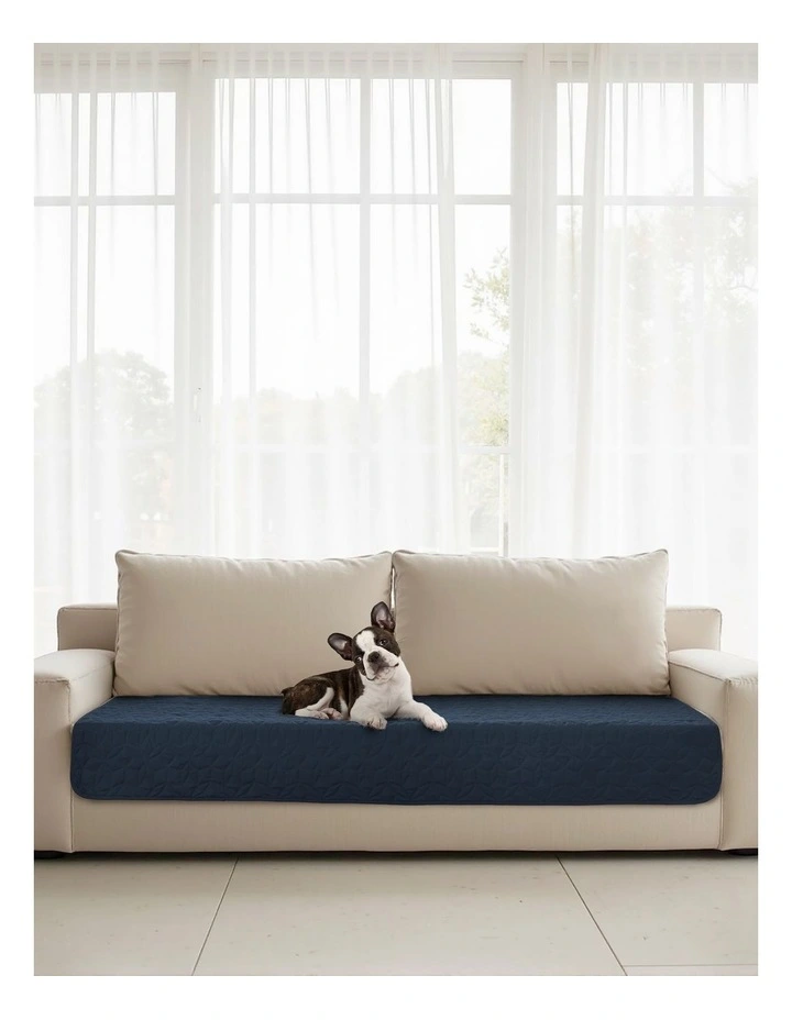 Sofur Waterproof Dog 2 Seater Couch Cover Protector 76x178cm in Midnight Blue image 2