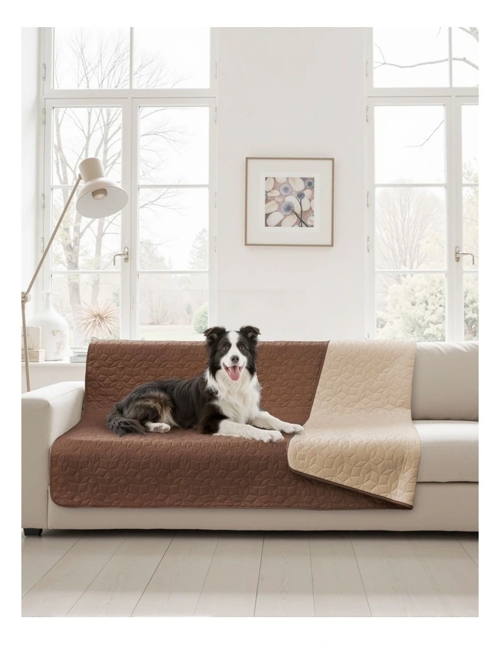 Sofur Waterproof Dog Bed Cover Protector in Espresso image 2