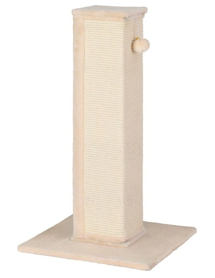 i.Pet Cat Tree 89cm Scratching Post Tower Scratcher Wood Condo Bed House Trees Beige image 1