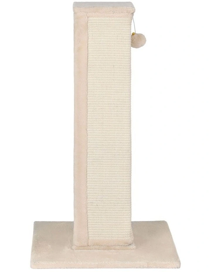 i.Pet Cat Tree 89cm Scratching Post Tower Scratcher Wood Condo Bed House Trees Beige image 2