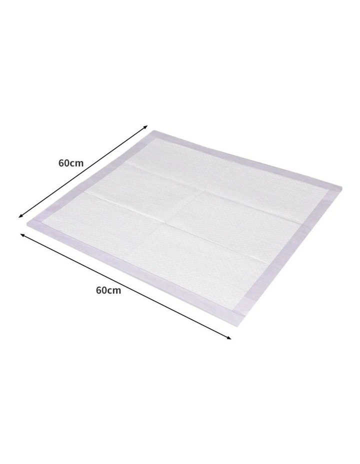 Pawz 100x Dog Toilet Training Pad Puppy Potty Pee Mat 60x60cm image 3