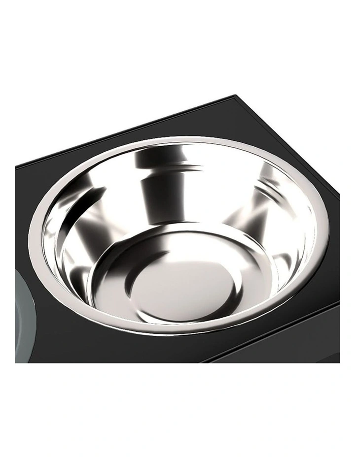 Pawz Elevated Pet Feeder 3-Bowl Adjustable Height Stand image 4