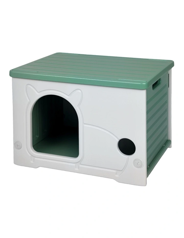 Pawz Outdoor Indoor Plastic Pet Kennel Dog Cat Weatherproof image 1