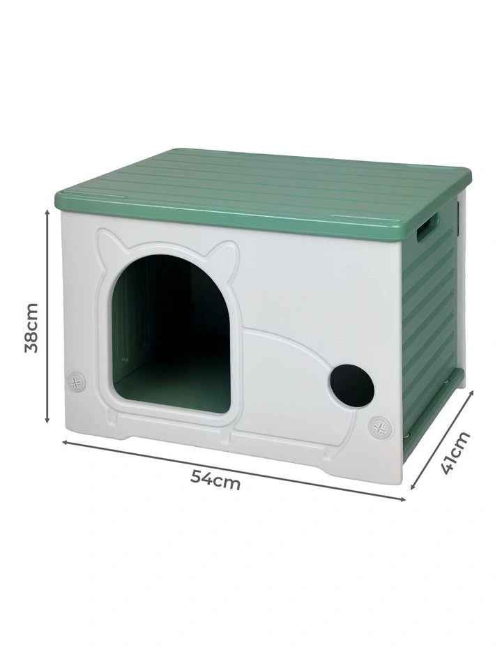 Pawz Outdoor Indoor Plastic Pet Kennel Dog Cat Weatherproof image 3