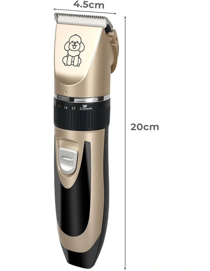 Pawz Pet Grooming Clipper Trimmer Cordless Rechargeable Gold image 3